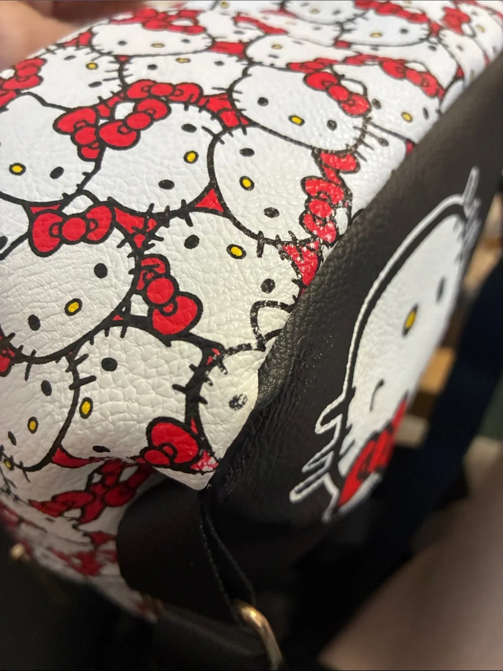 Hello Kitty White & Red Kids Backpack with Matching Red Accessories